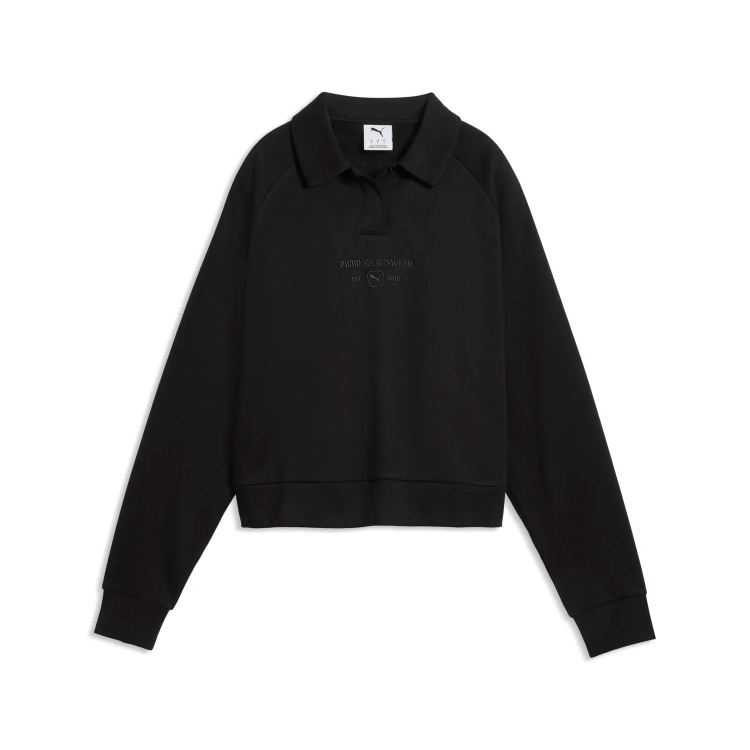 Puma Class Relaxed polo donna maniche lunghe Buttercream