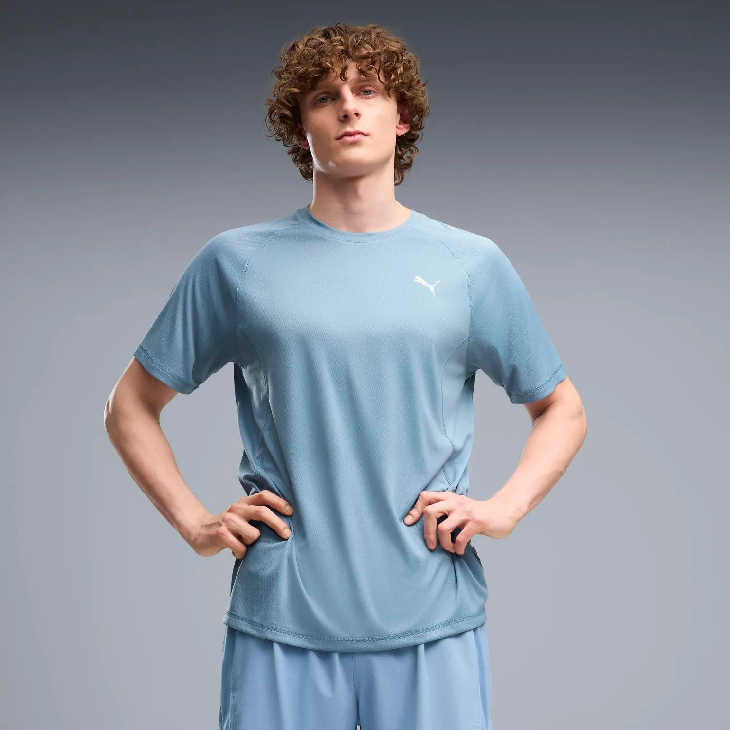 Puma Run Velocity Tee maglietta running bianca M traspirante