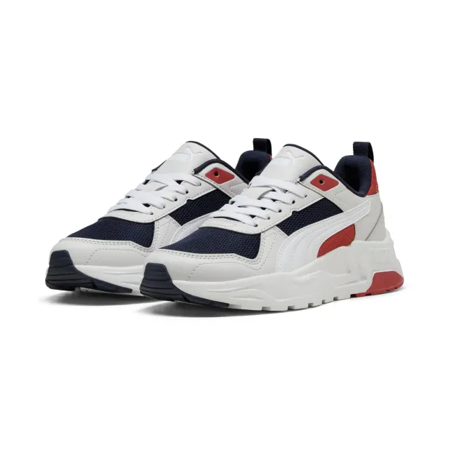 Puma Trinity 2 Lt Jr sneakers bambino navy bianco rosso