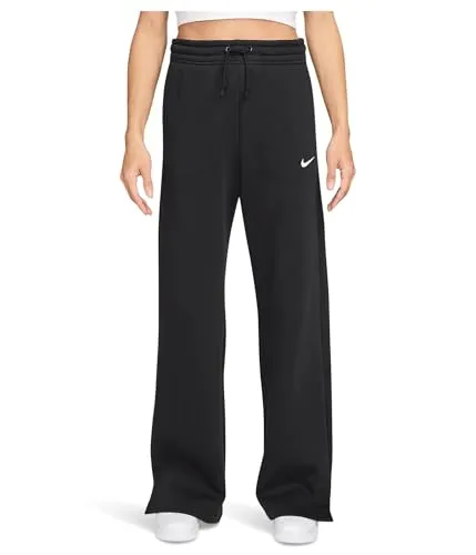 Nike Phoenix FLC HR Pant pantaloni donna neri M pile