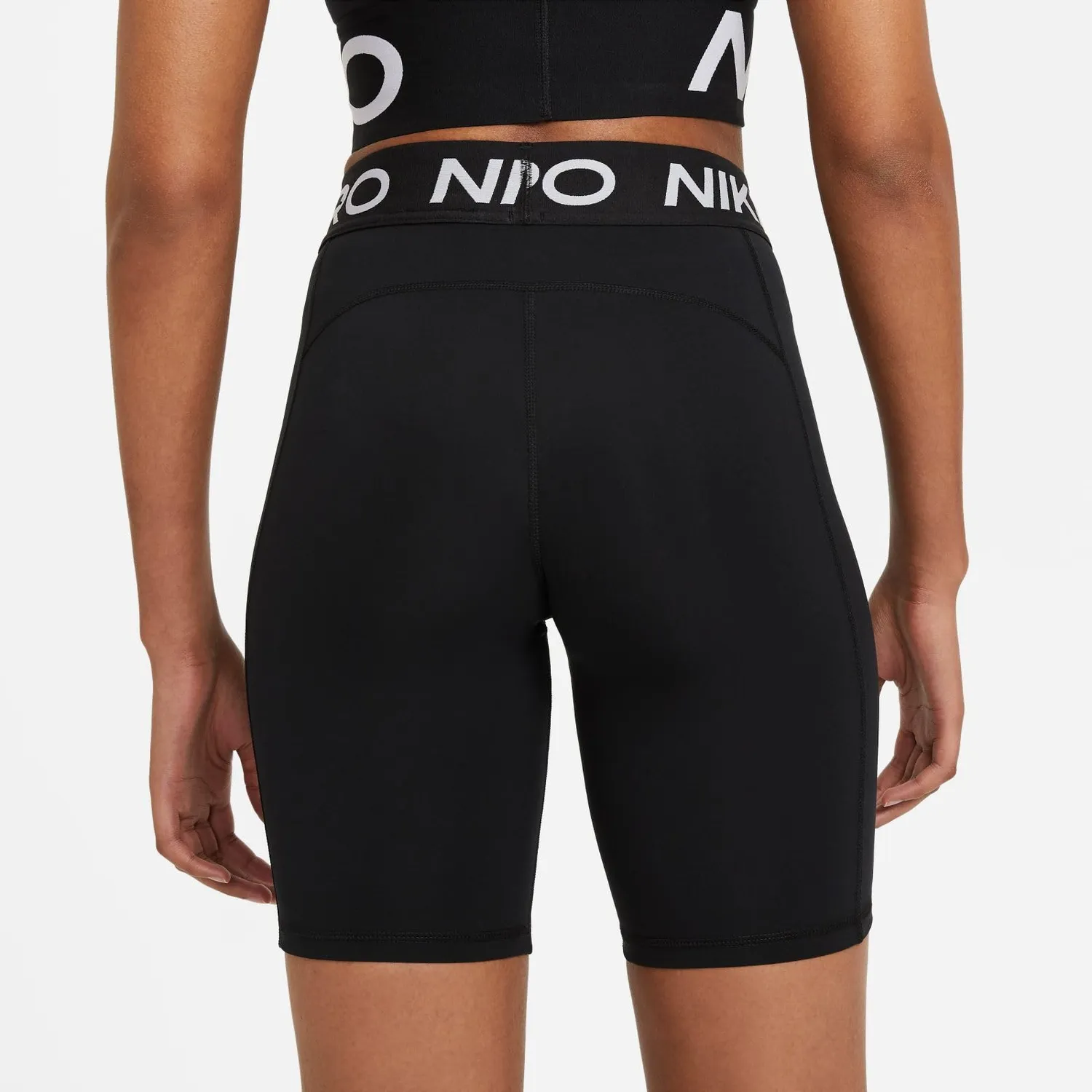 Nike Pro 365 short donna S Black White