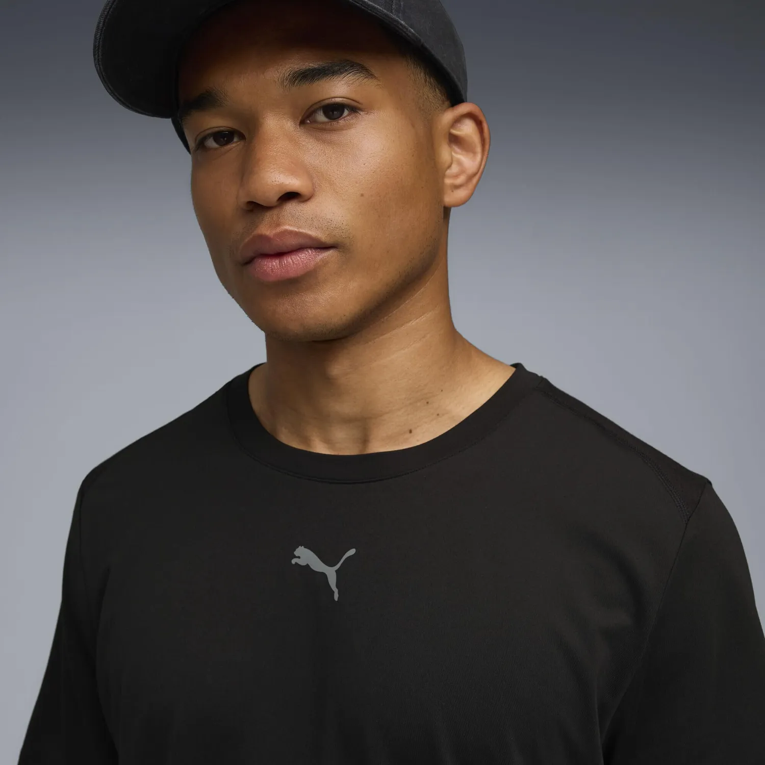 Puma Cloudspun maglietta training nera uomo traspirante