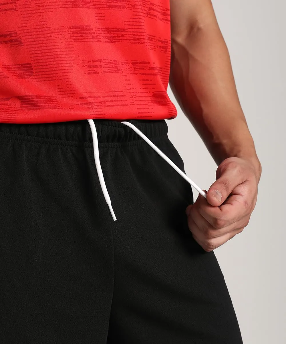 Puma teamRISE Short Calcio Uomo S Black White dryCELL