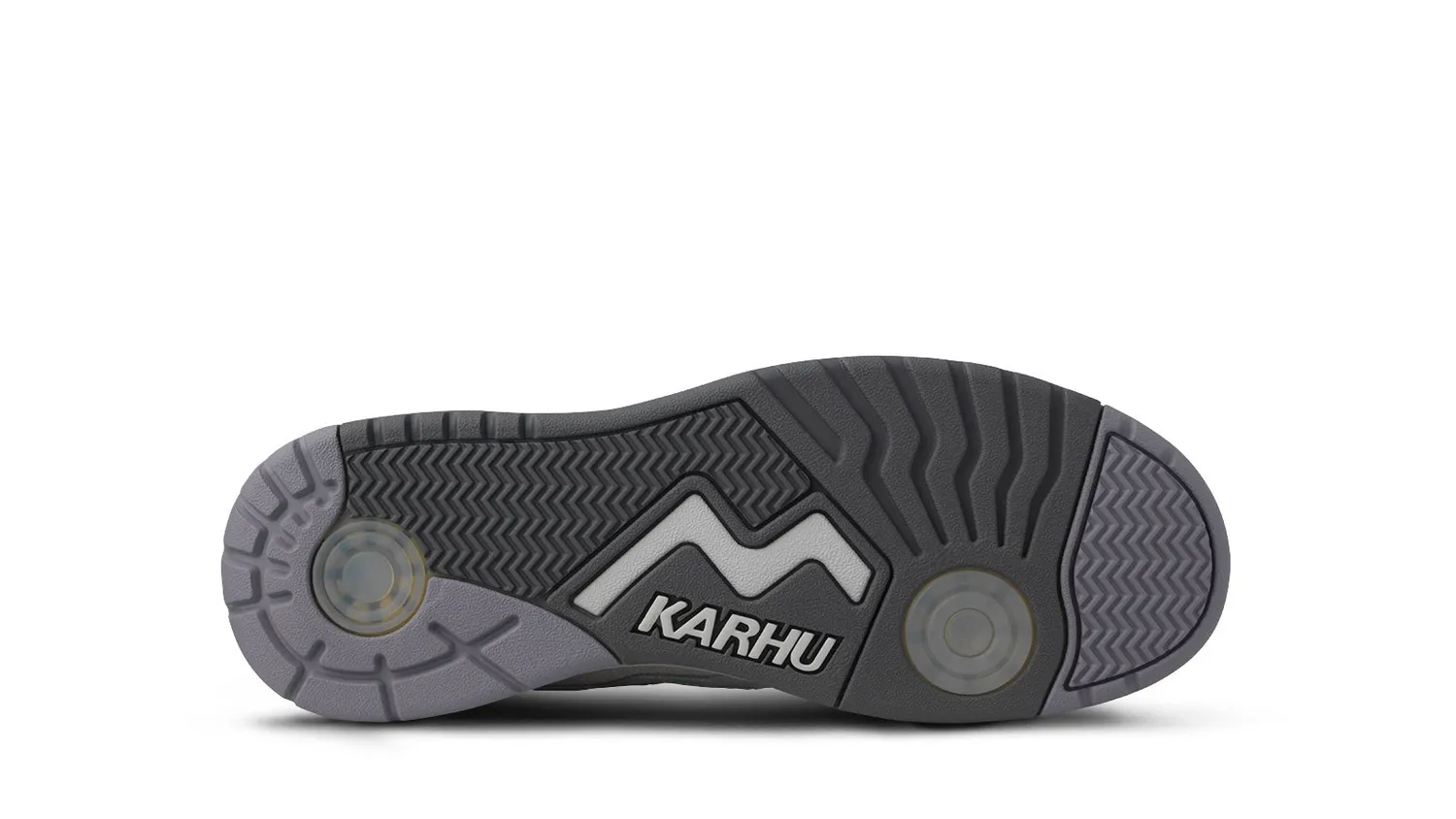 Karhu Fusion XT Blanc Dark Gull Gray scarpe suede