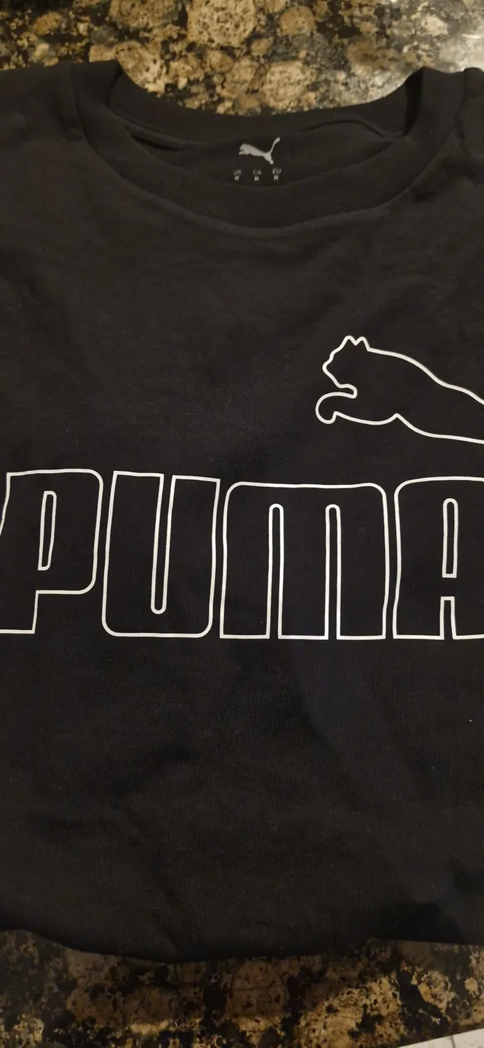 Puma Ess Small Logo Tee t-shirt bianca taglia S