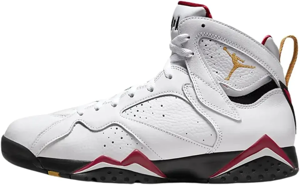 Jordan 7 Retro sneakers uomo bianco cardinal red
