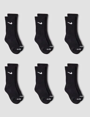Nike Rn0019 calzini corti neri 4-5 anni 6 paia