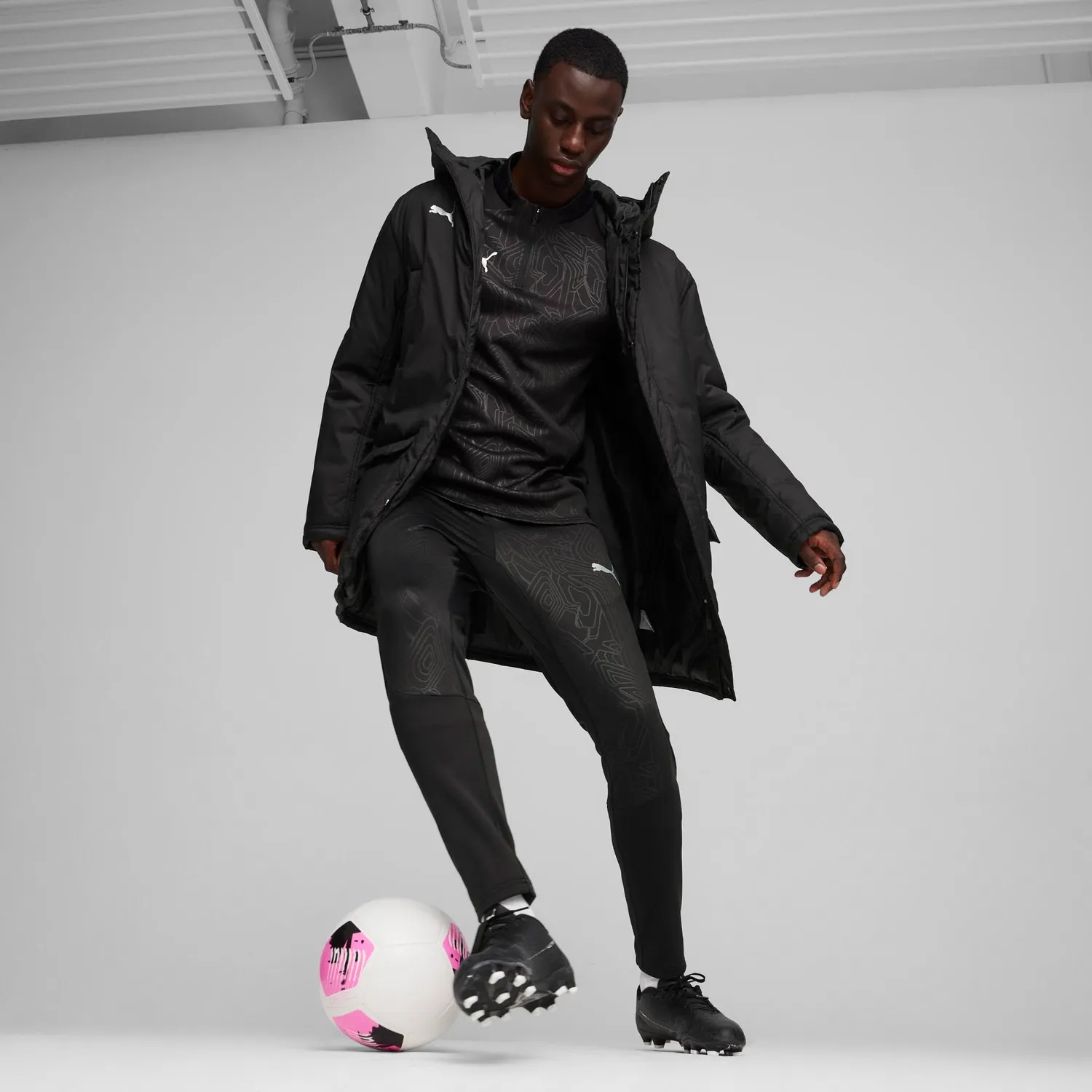 Puma Teamfinal giacca invernale uomo S imbottita nera