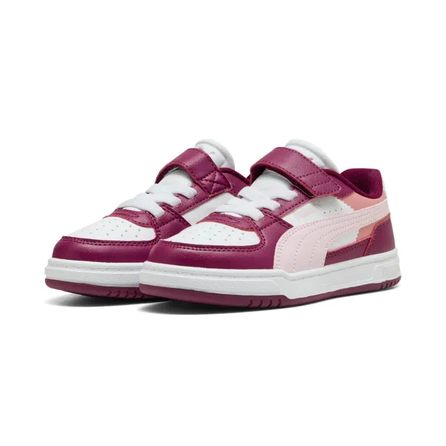 Puma Caven III Block Sneakers Bambino Strappo Bianco