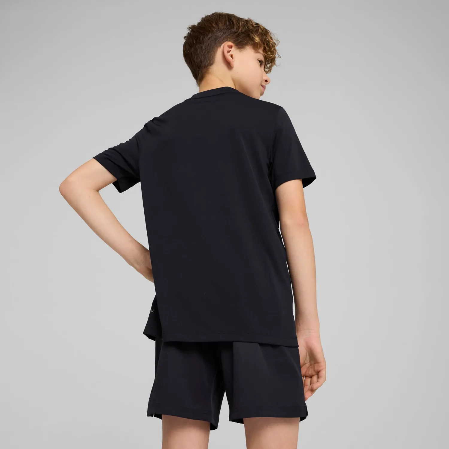 Puma Tad Ess Tee maglietta bimbo cotone tinta unita