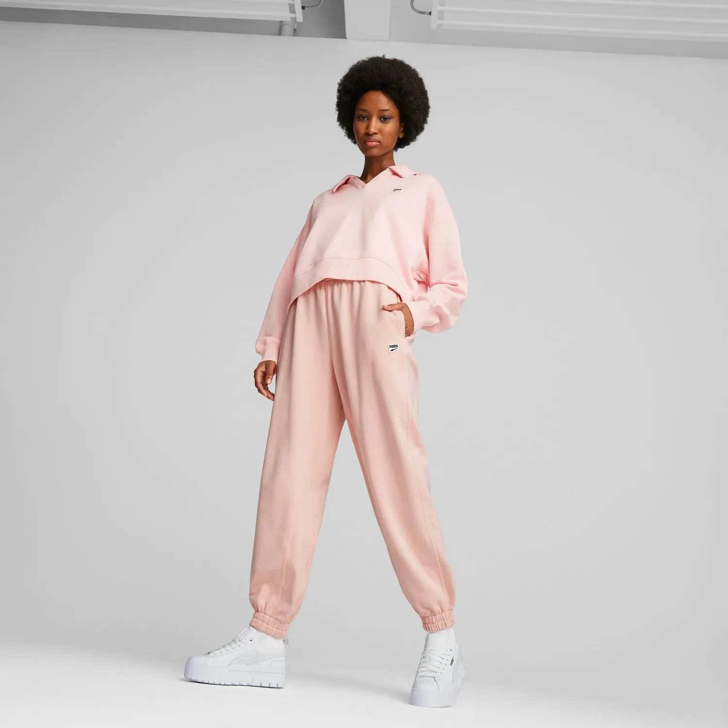 PUMA Mayze sneakers donna pelle suola alta