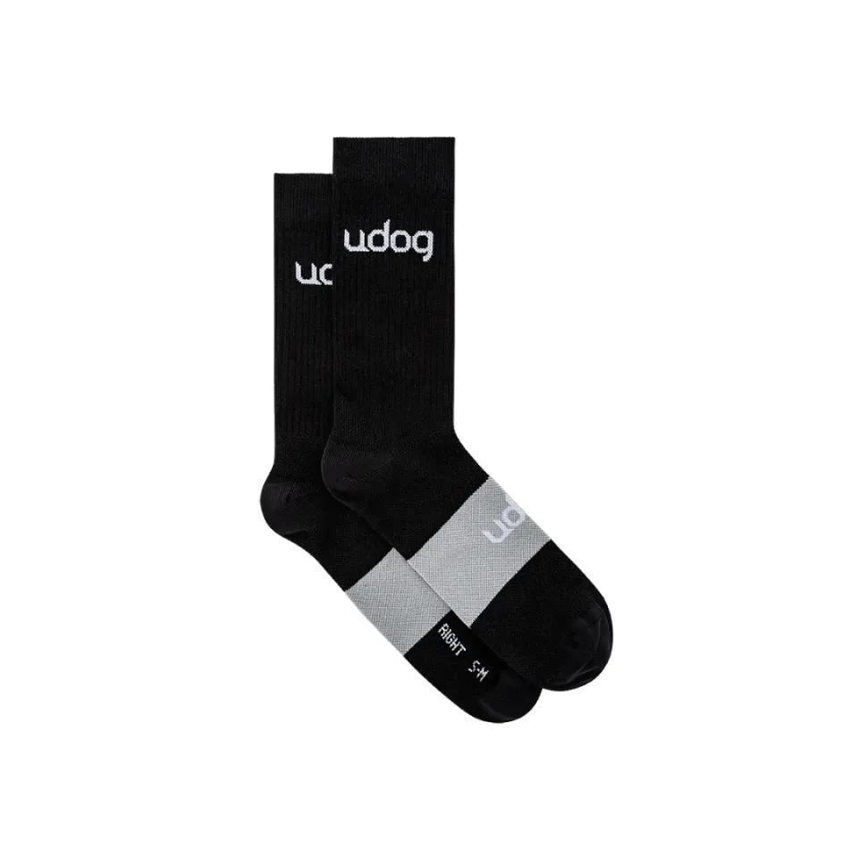 Udog Off Road calzini ciclismo Nero Grigio traspiranti