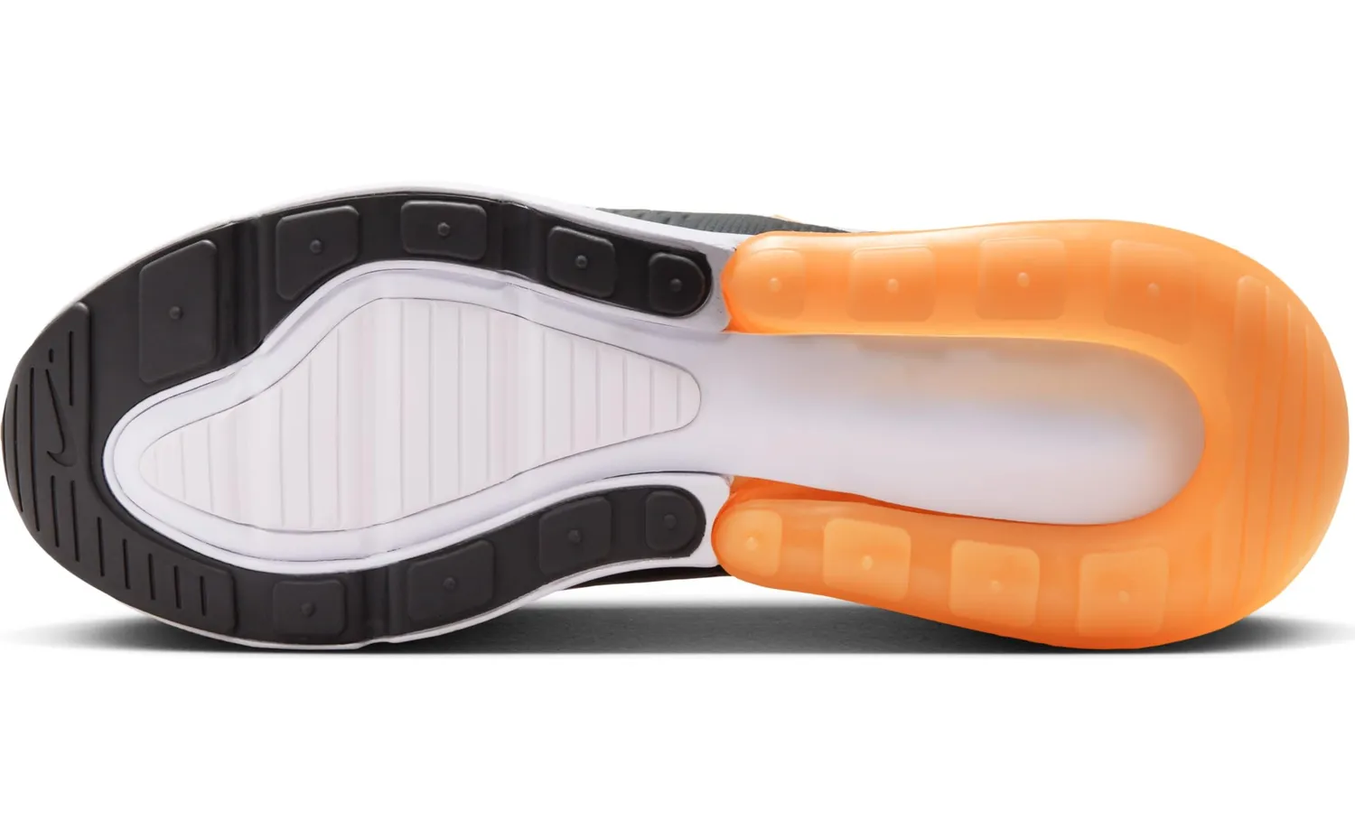 Nike Air Max 270 scarpe uomo bianco arancio 43 EU