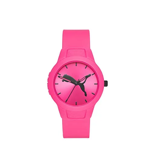 Puma orologio 36 mm cinturino silicone vetro minerale sportivo