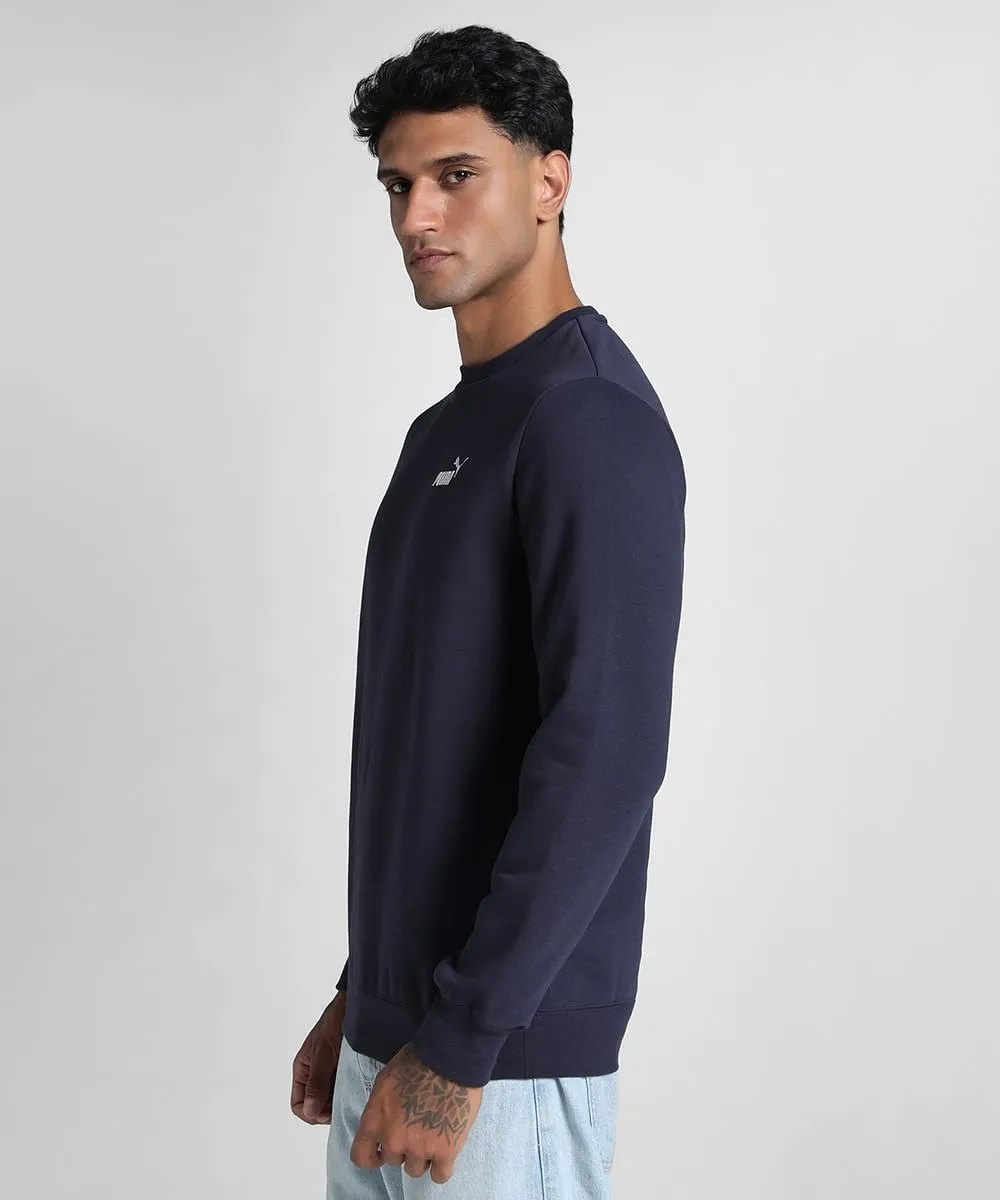 Puma Essentials N.1 felpa girocollo uomo cotone riciclato