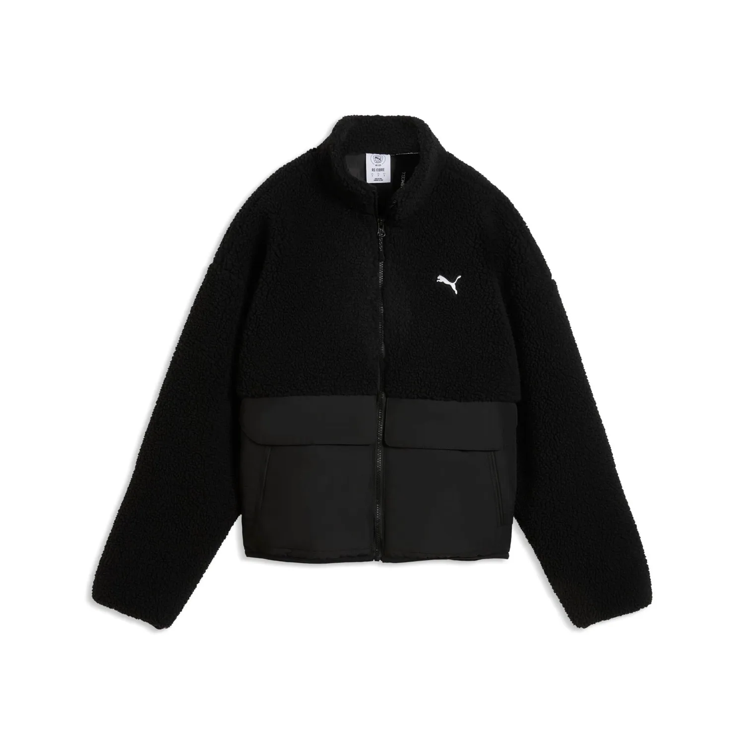 Puma Re:Fibre Sherpa giacca pile donna XL Alpine Snow