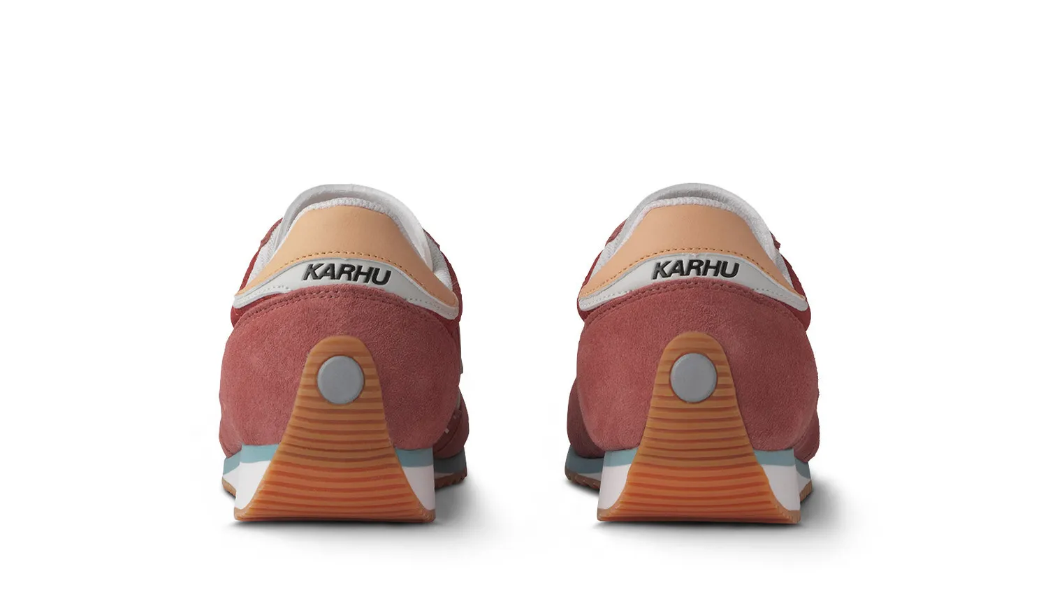 Karhu Mestari 76 sneakers Light Mahogany Blanc de Blanc ricamate