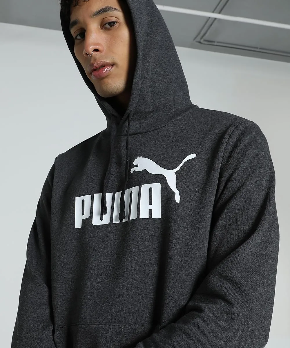 PUMA ESS No.1 Logo Felpa Cappuccio S Grigio Scuro