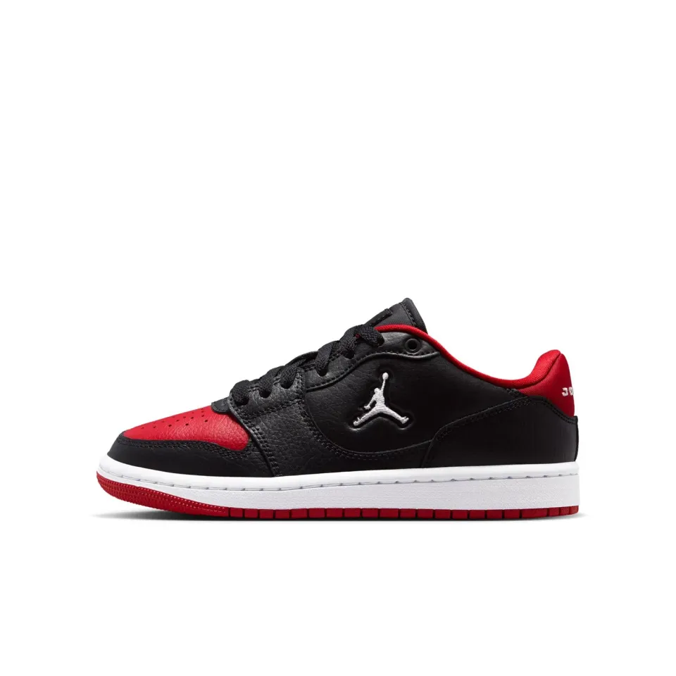 Nike Jordan Access Court Low GS scarpe basket Black White