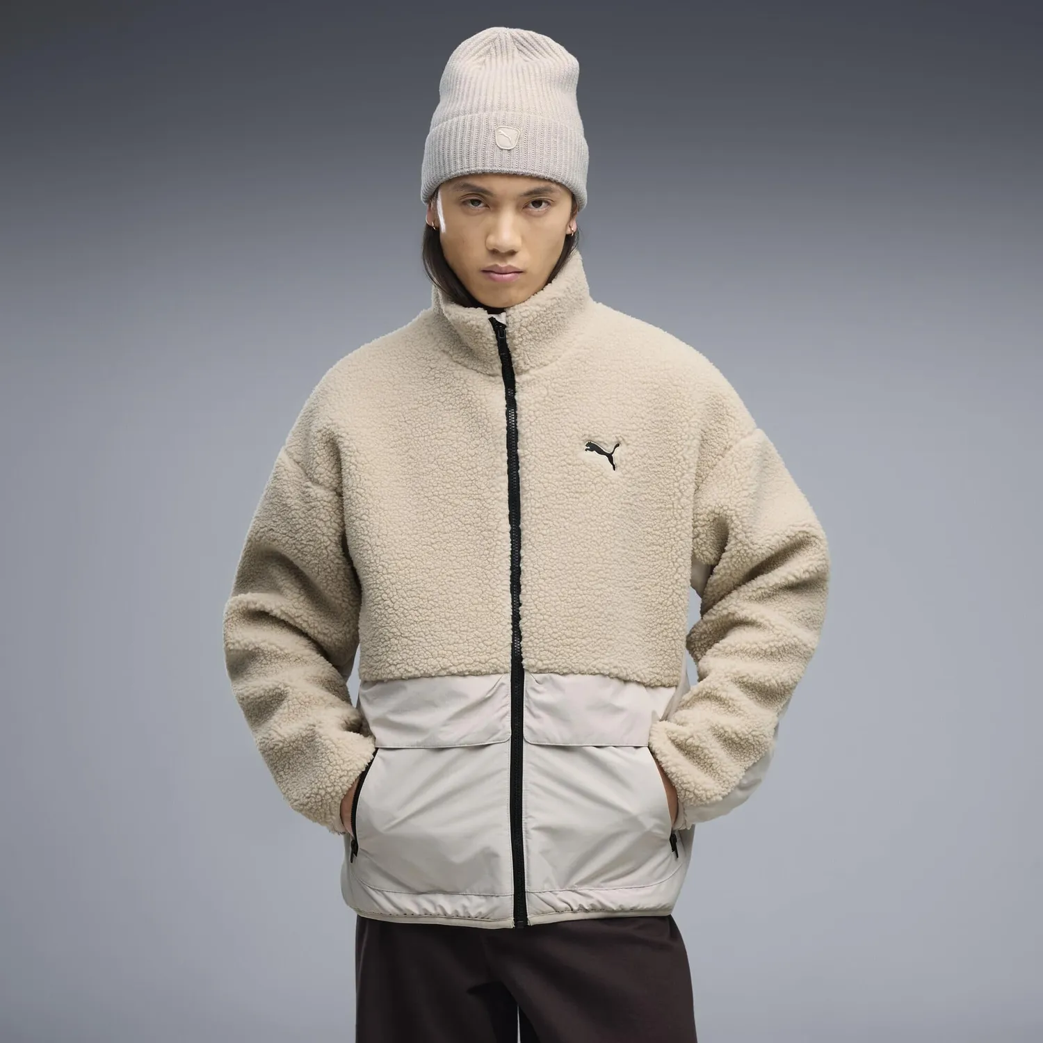 PUMA Re:Fibre Hybrid Giacca Uomo Sherpa