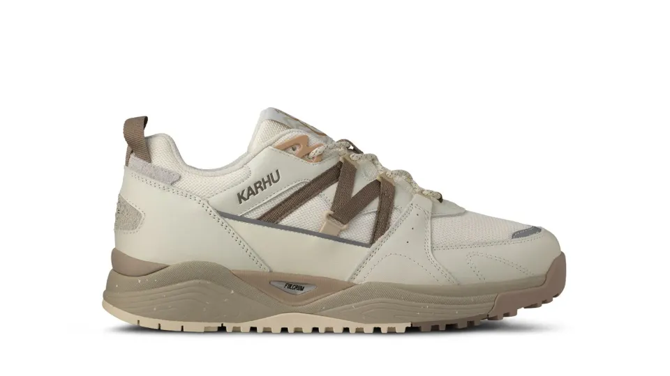 Karhu Fusion XC Lily White sneakers Pine Bark pelle