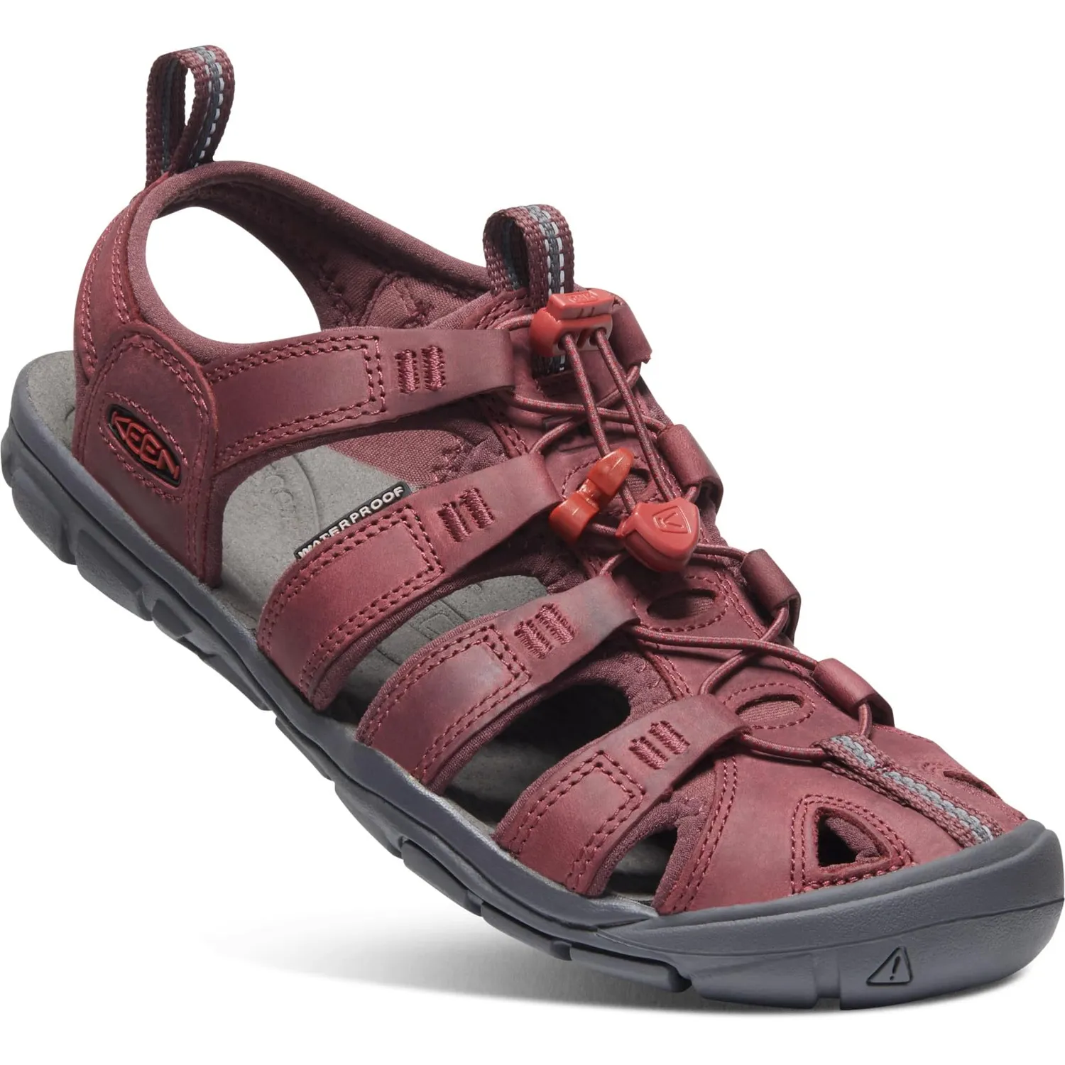 Keen Clearwater CNX sandali donna 39 EU vino pelle