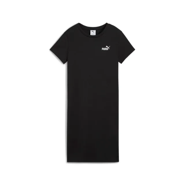 Puma Ess Small Logo Slim vestito donna nero corto