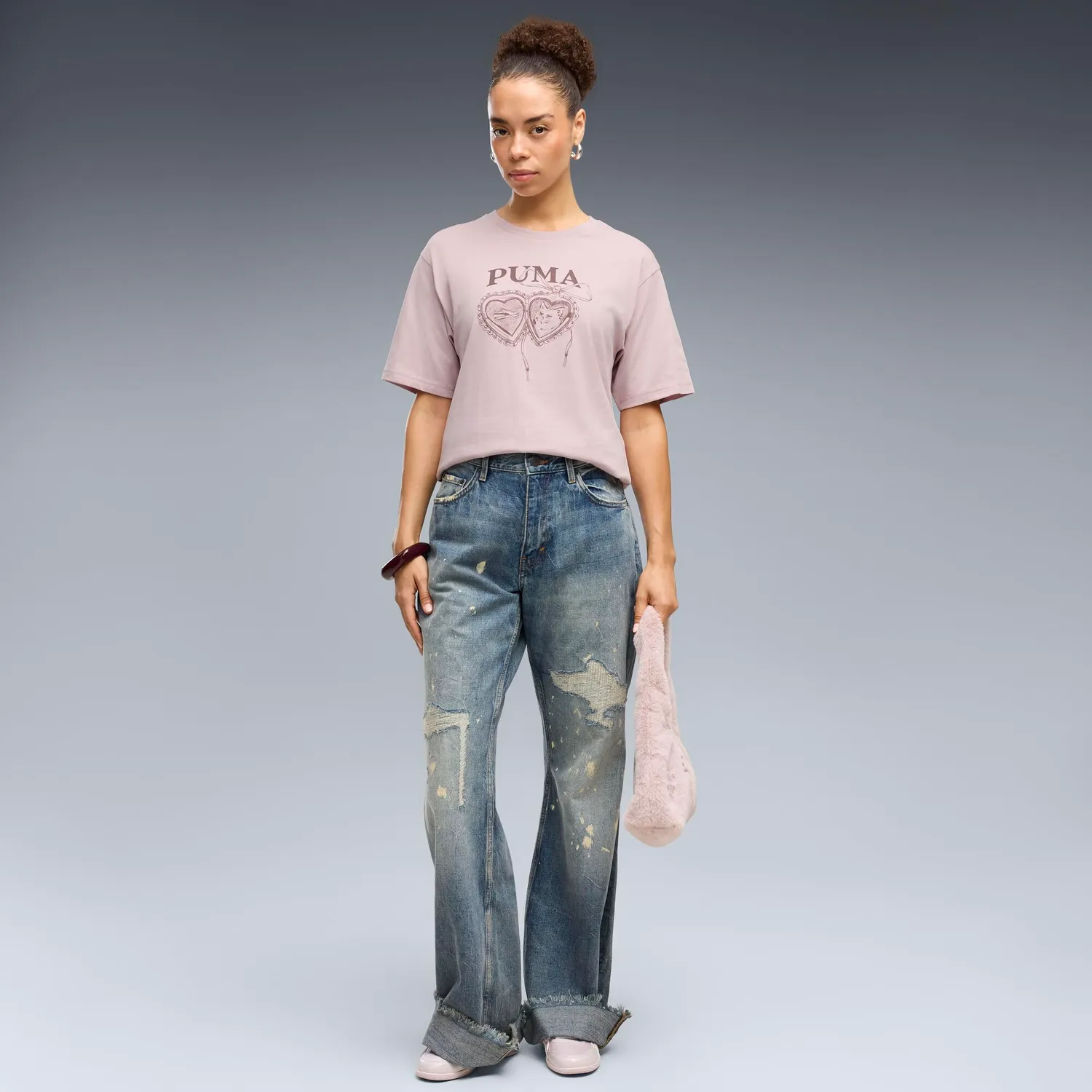 Puma Graphics Relaxed Charm t-shirt unisex vestibilità ampia