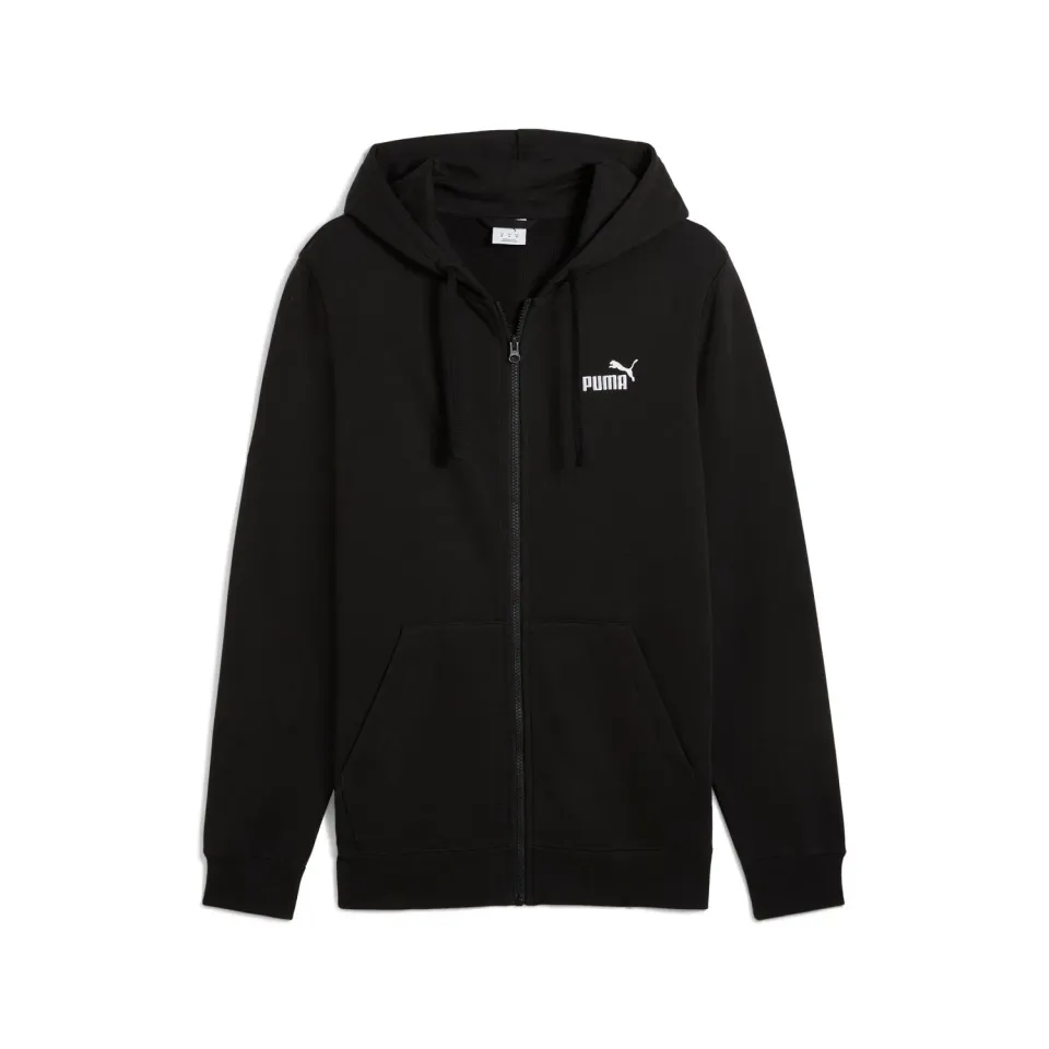Puma Ess No.1 Logo felpa zip uomo S con cappuccio