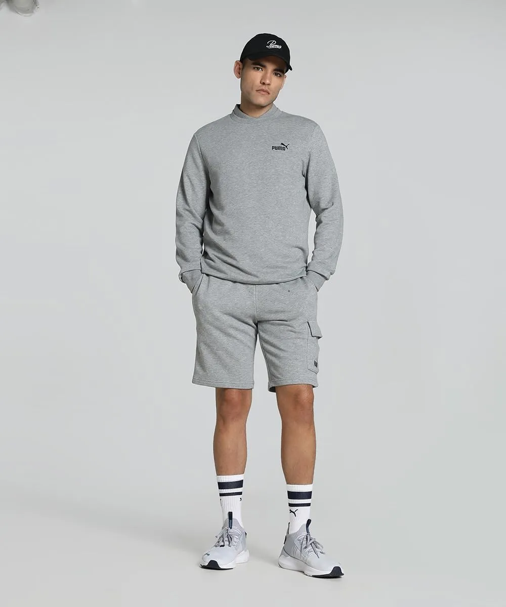 Puma Ess Small Logo Crew felpa grigia uomo taglia S