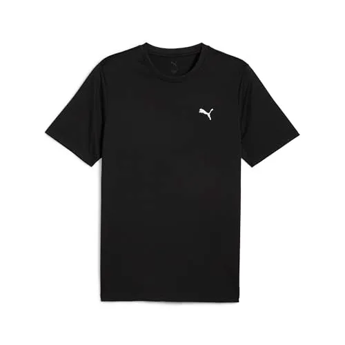 PUMA Ess Small Logo Poly Tee maglietta nero poliestere