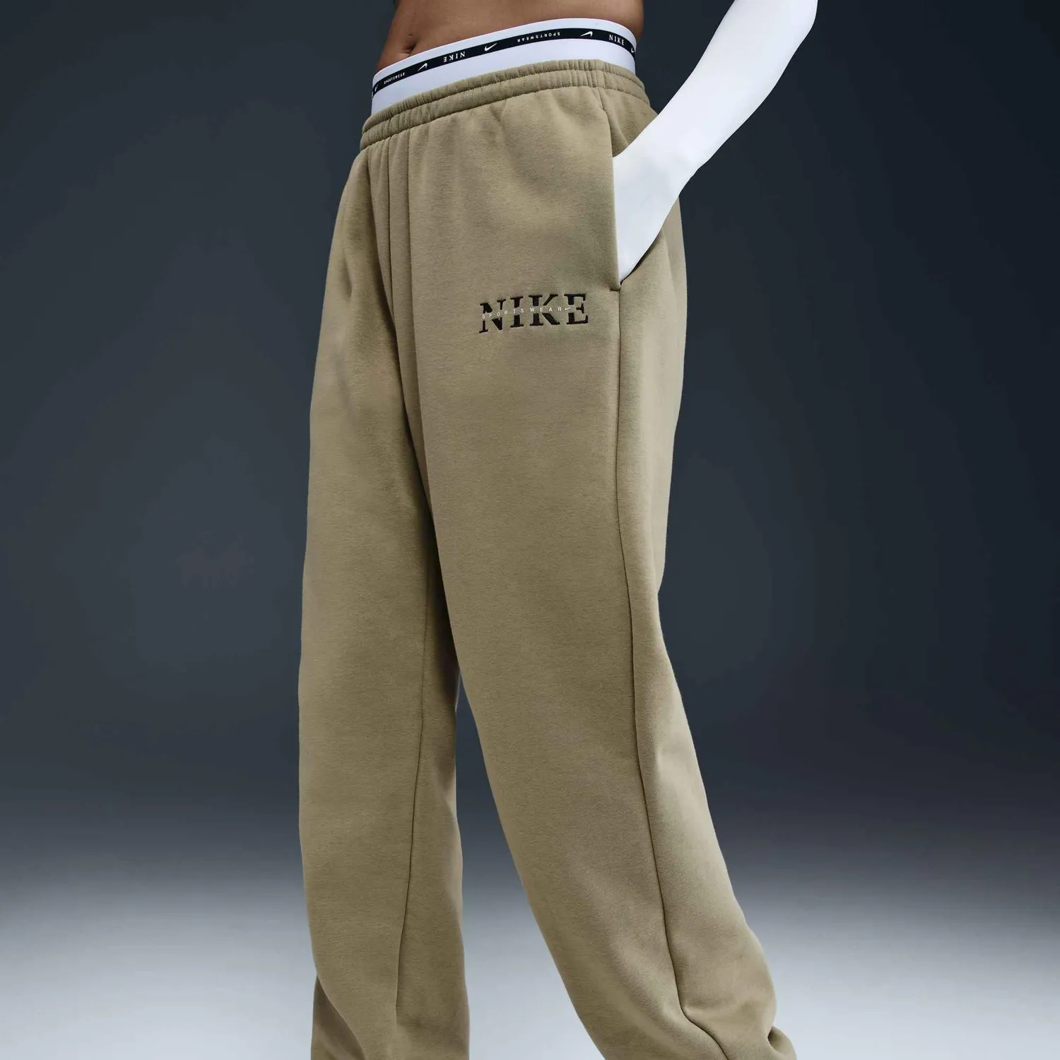Nike Phoenix Fleece pantaloni tuta donna XS vita alta