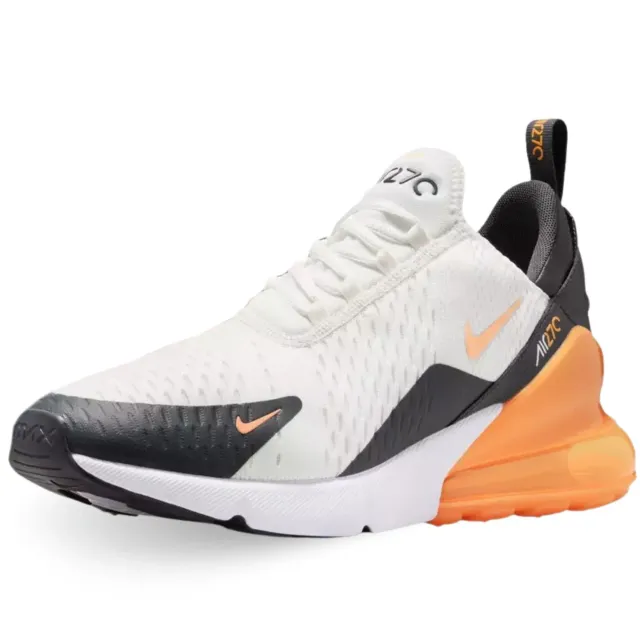 Nike Air Max 270 scarpe uomo 44 EU bianche arancioni