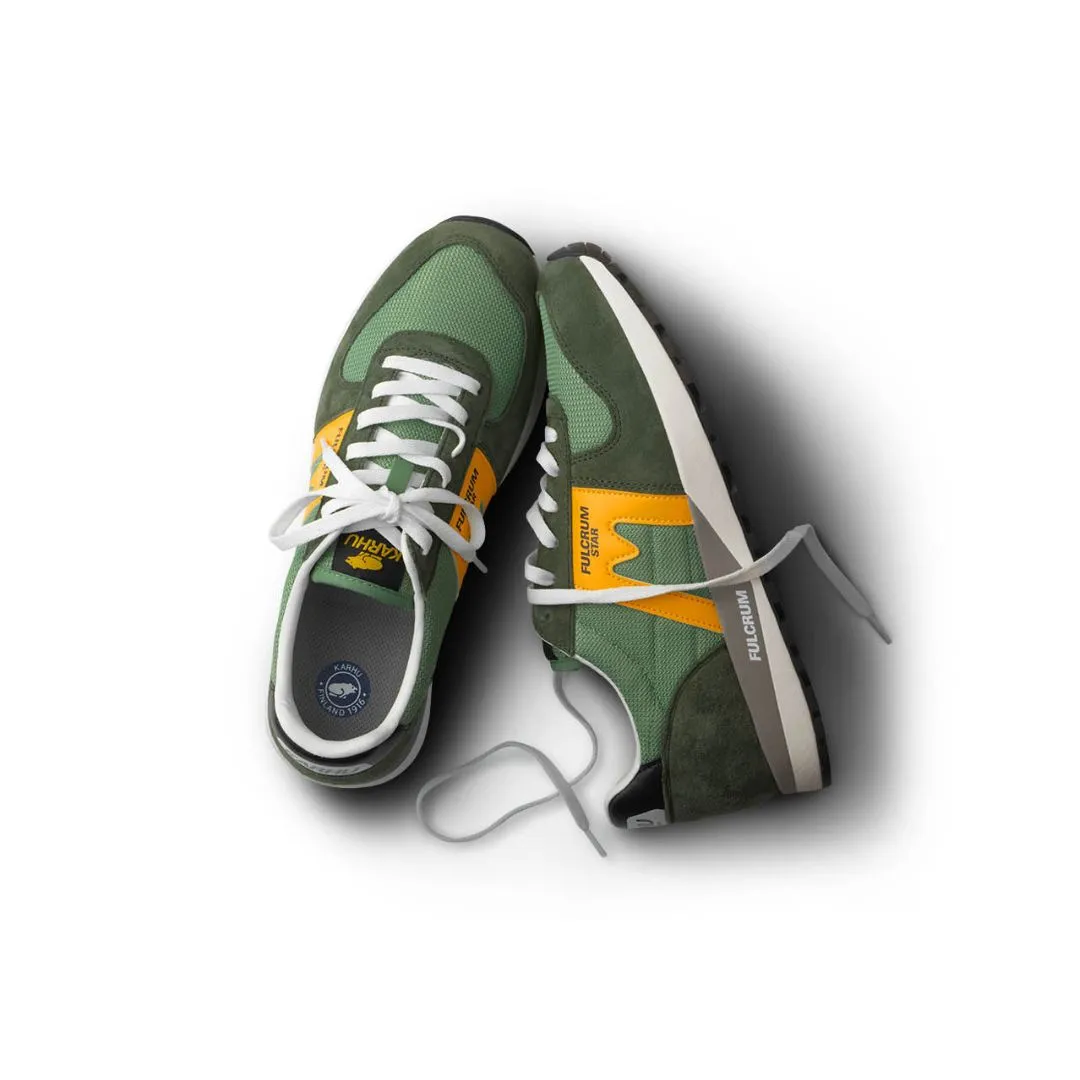 Karhu Fulcrum Star sneakers Thyme Saffron camoscio