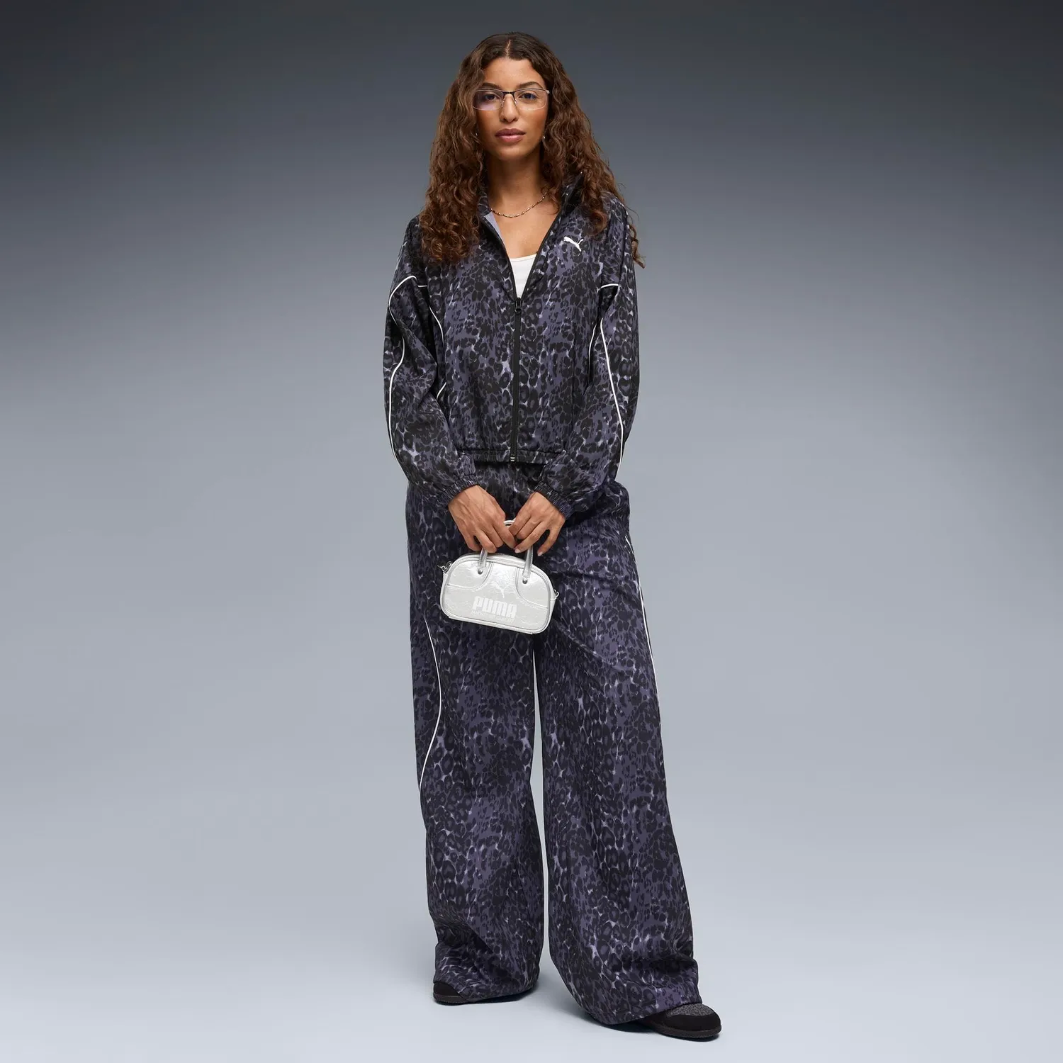 Puma Sport Animal Relaxed AOP giacca donna Inky Depths