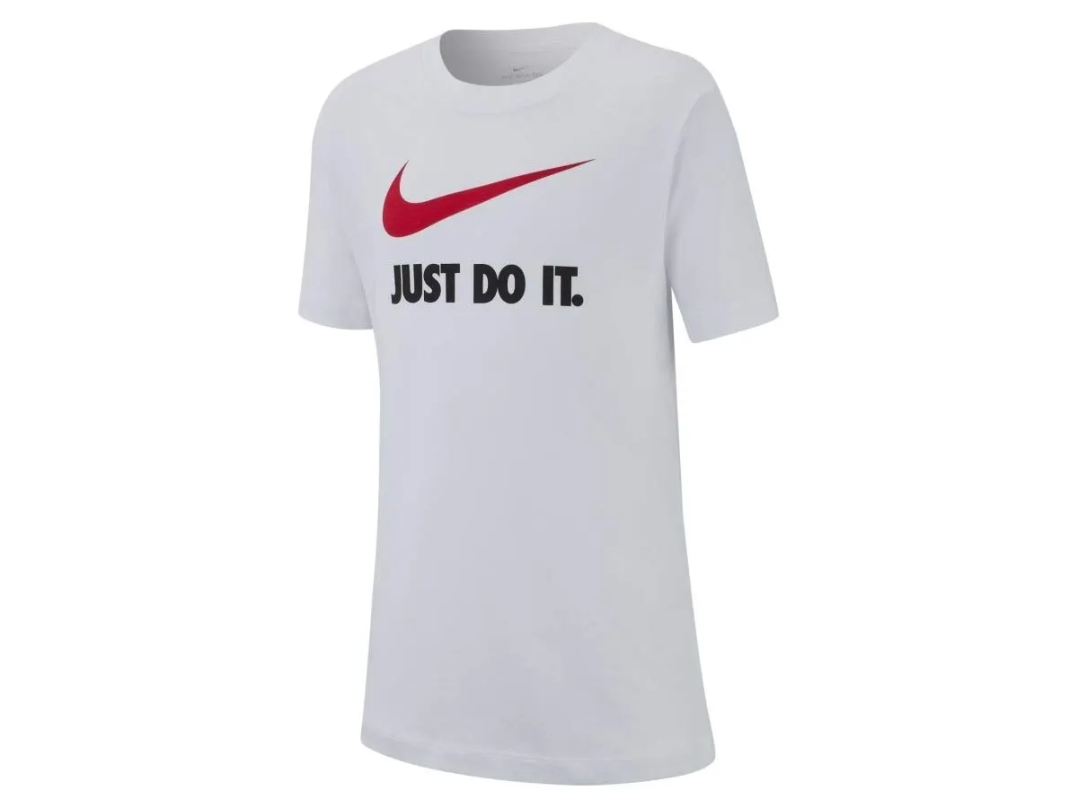 Nike Just Do It t-shirt bambino cotone bianco 2 anni