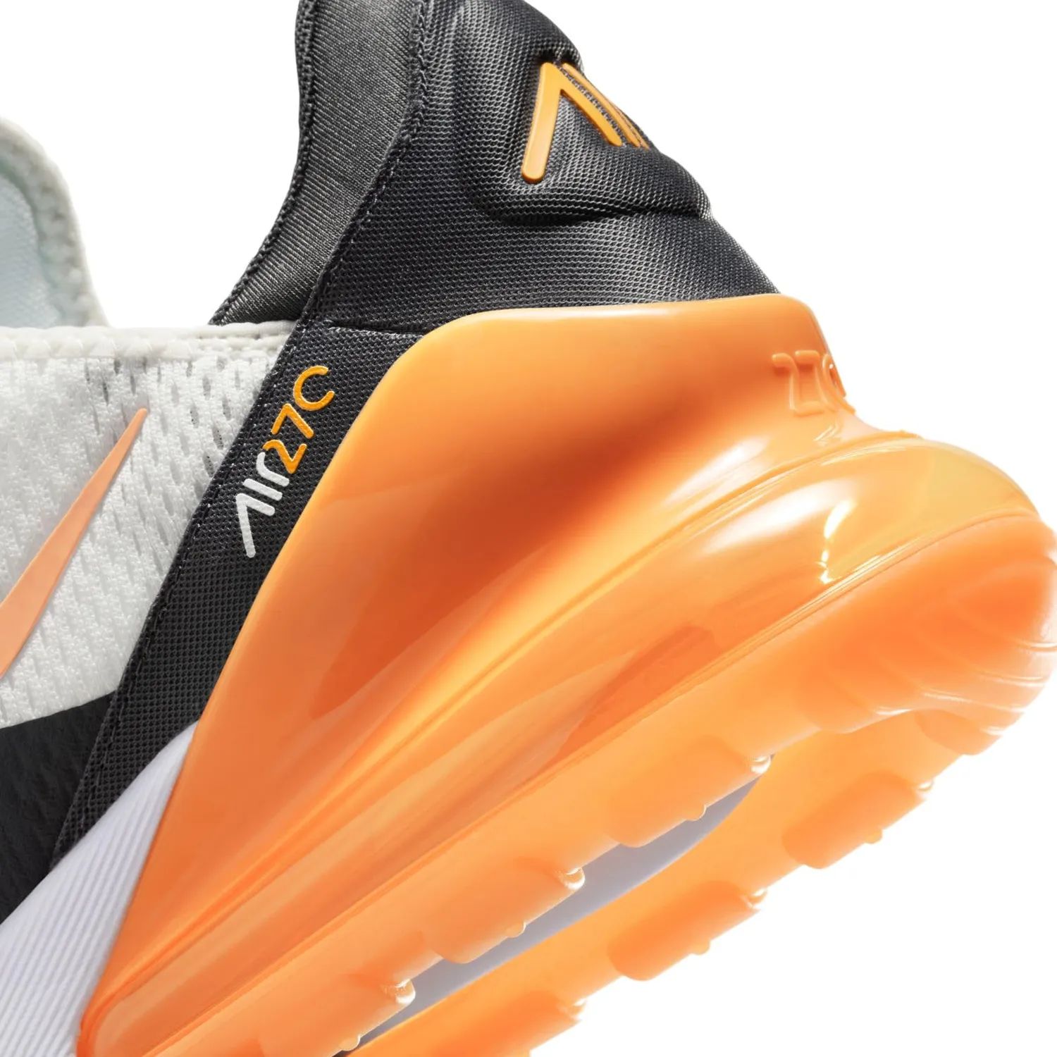Nike Air Max 270 scarpe uomo bianco arancio 43 EU
