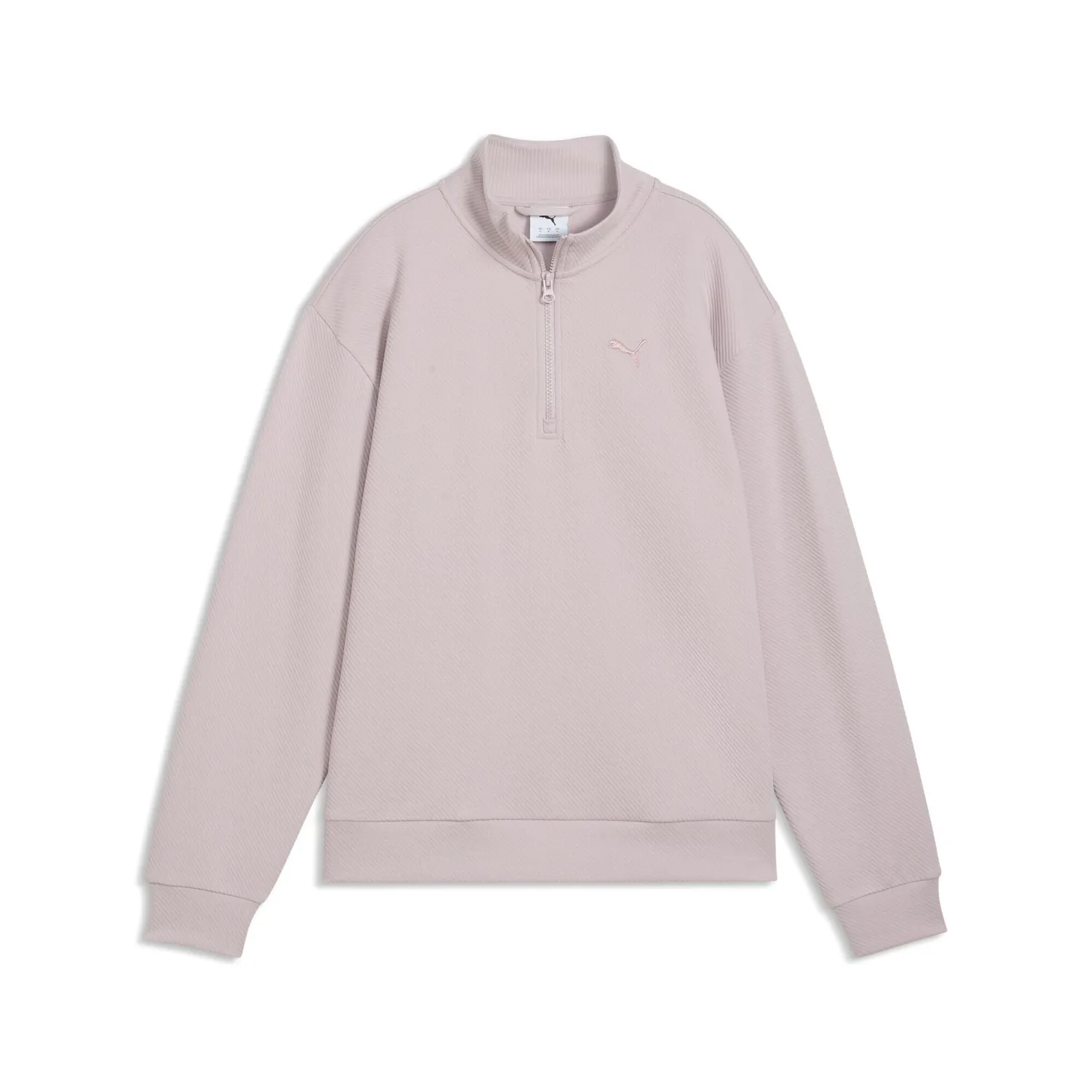 Puma Essentials Elevated mezza zip donna Misty Pink