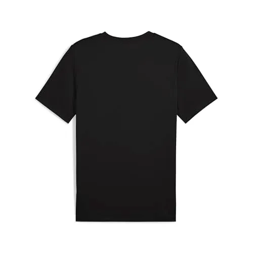 PUMA Ess Small Logo Poly Tee maglietta nero poliestere