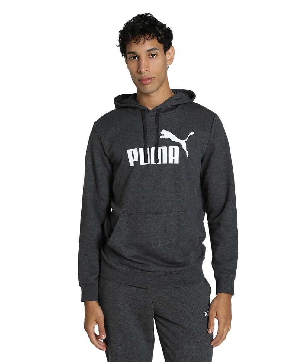 Puma Ess No.1 Logo Hoodie TR felpa uomo S grigia