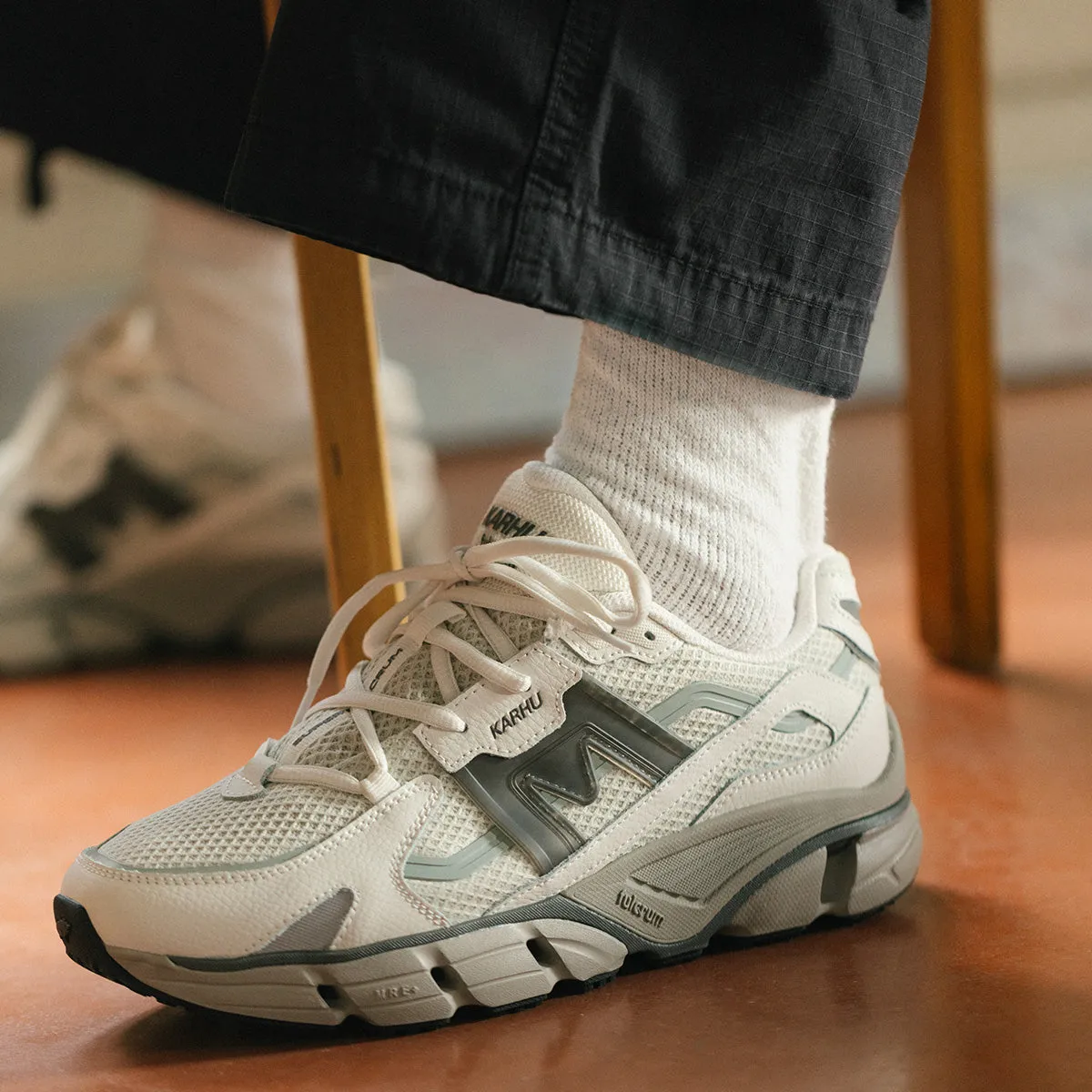 Karhu Super Fulcrum sneakers Blanc de Blanc pelle