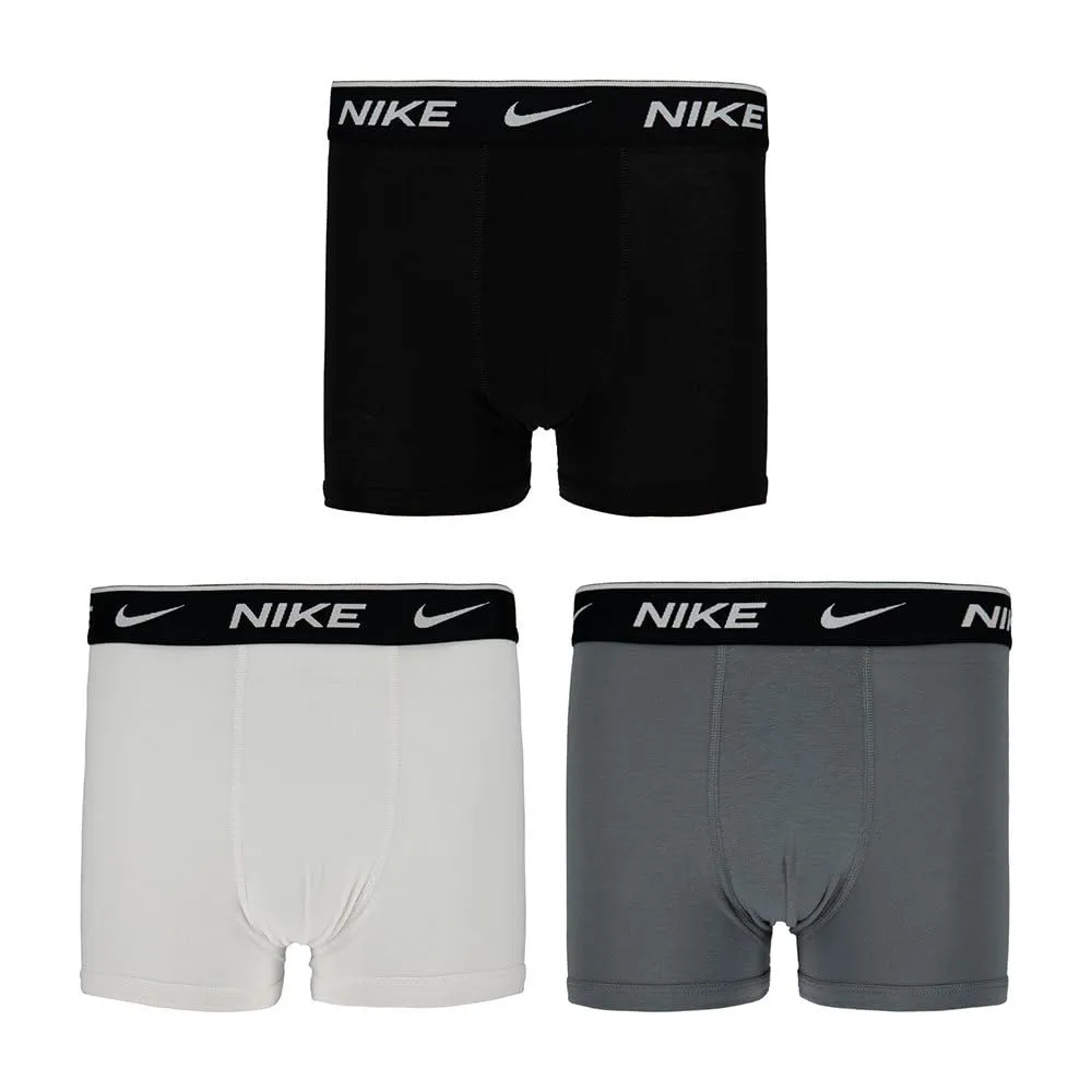 Nike E Day Cotton Stretch boxer bambino nero 3 pezzi