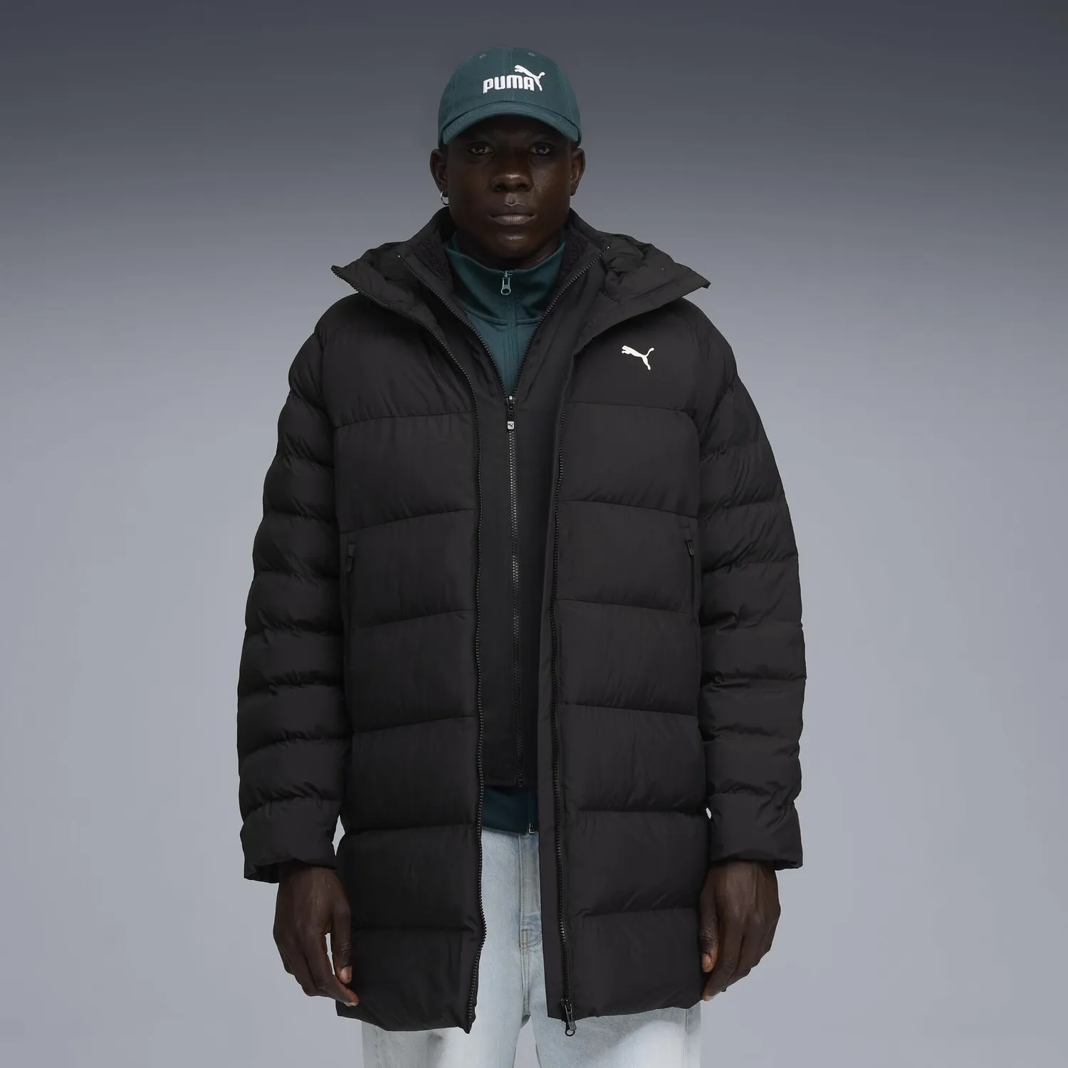 Puma Mono Hooded Parka giacca S nero