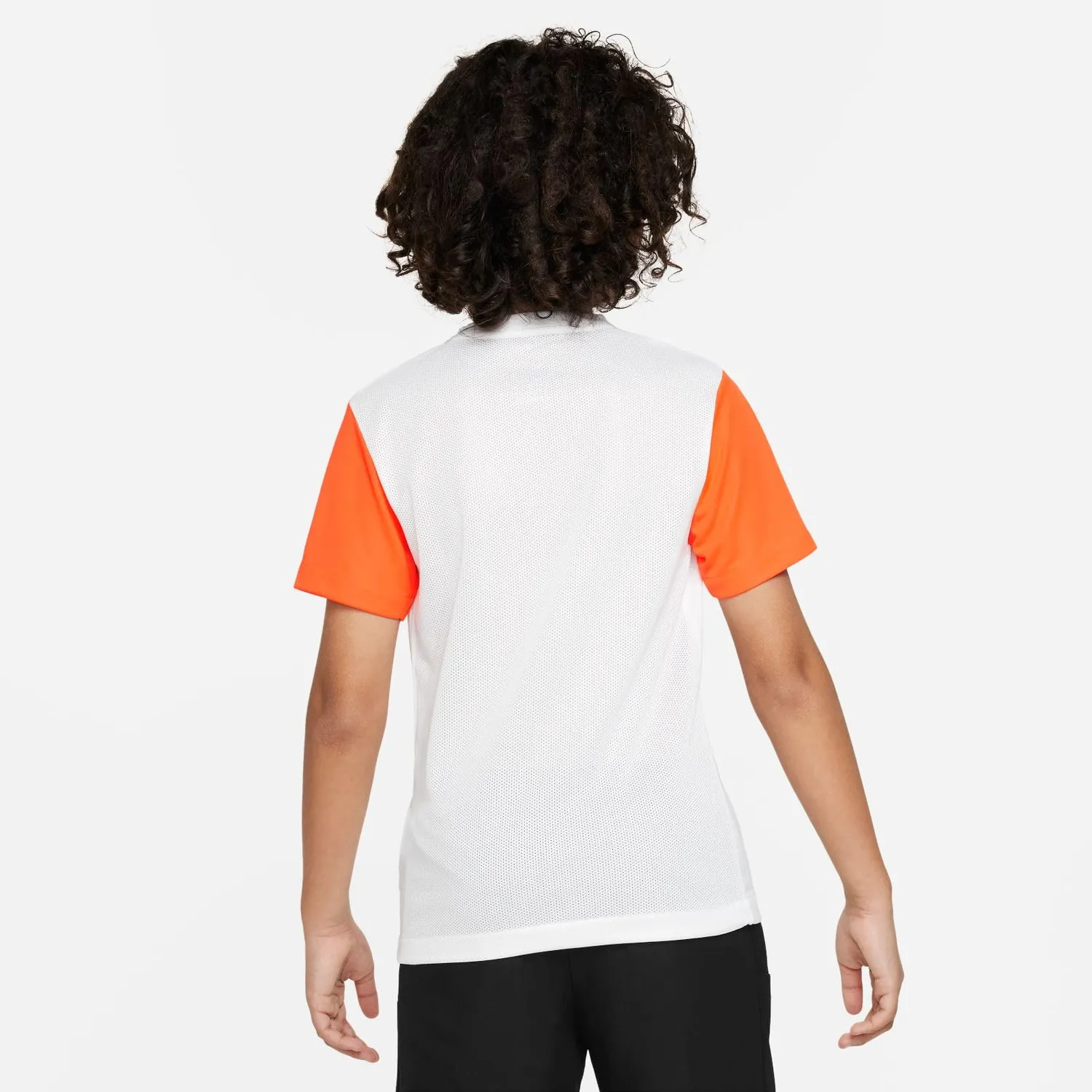 Nike Park VII maglia calcio bambino manica lunga bianco nero