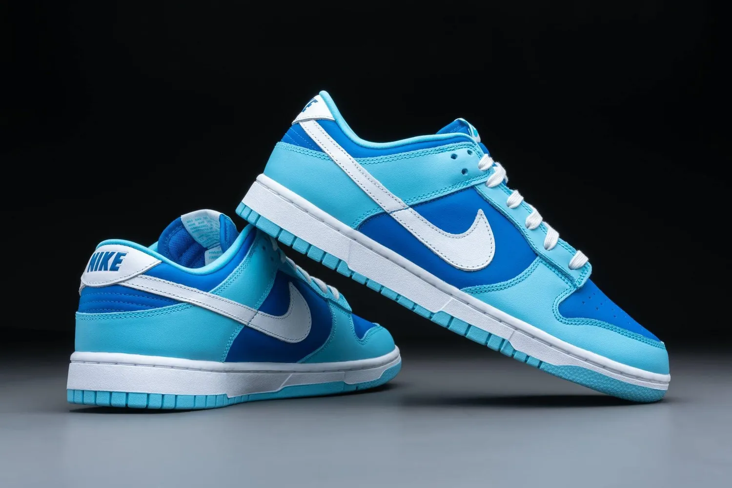Nike Dunk Low sneakers pelle vintage cushion comfort