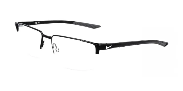 Nike 8054N occhiali da sole nero satinato metallo