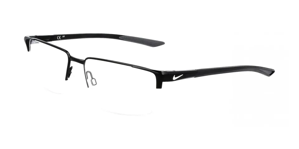 Nike 8054N occhiali da sole nero satinato metallo