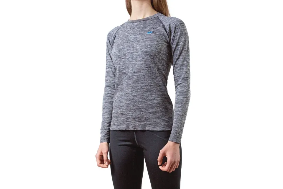Karhu Fluid Seamless maglia running donna Grey Melange