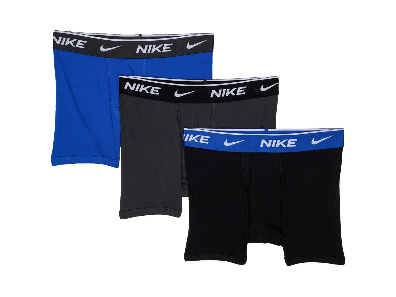 Nike E Day Cotton Stretch boxer bambino nero 3 pezzi