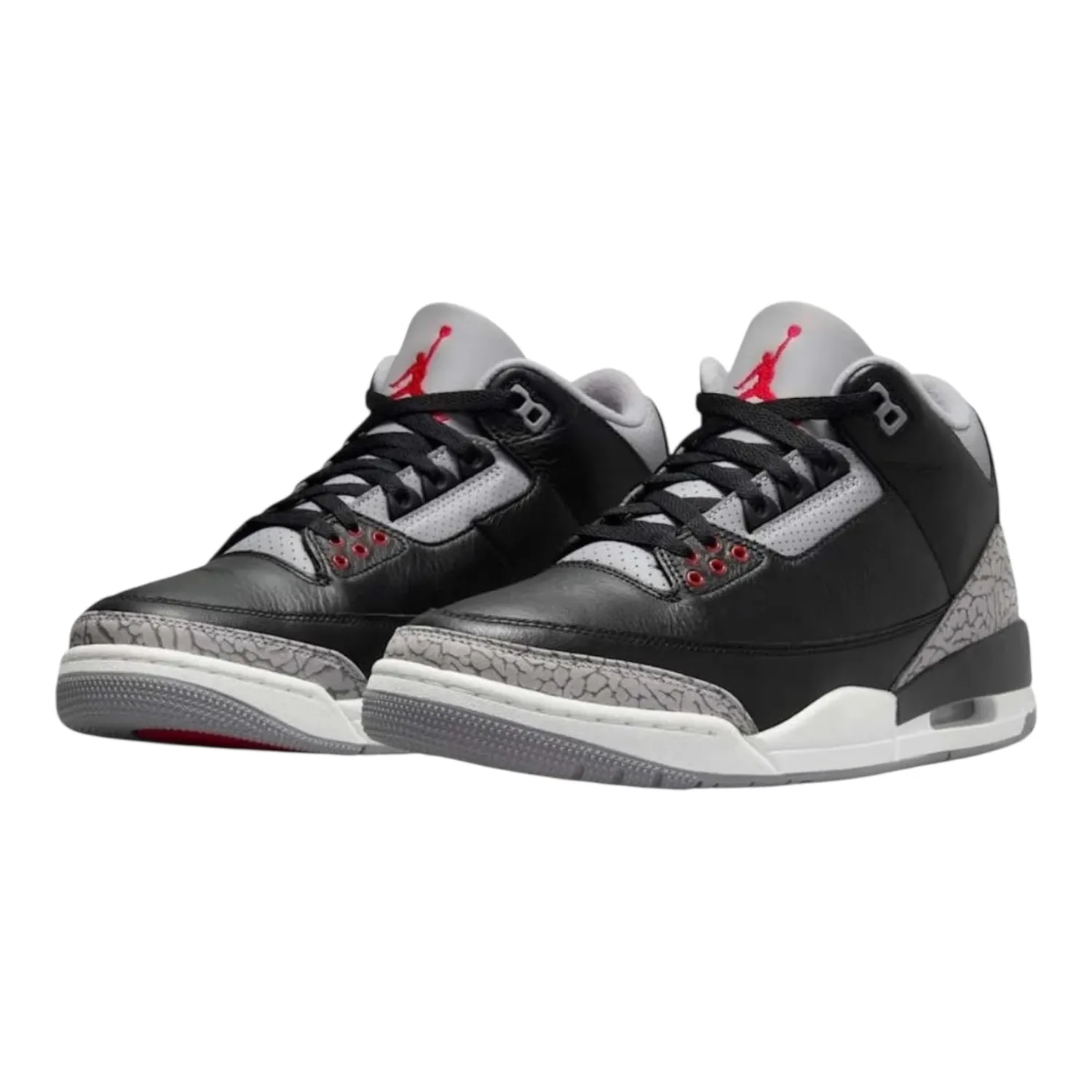 Nike Air Jordan 3 Retro scarpe uomo nero 11 pelle